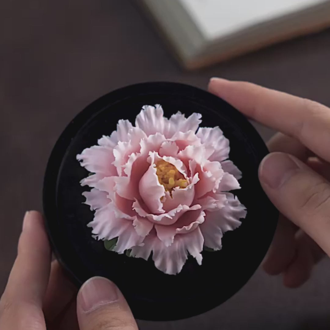 Ceramic Peony Diffuser Gift Set