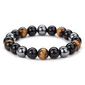 Buddha & Karma Double-Headed Golden Dragon Bracelet – Wealth, Strength & Protection