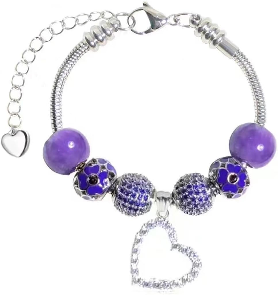 Birch-style bracelet, suitable for birthstones of all months—the perfect birthday gift,