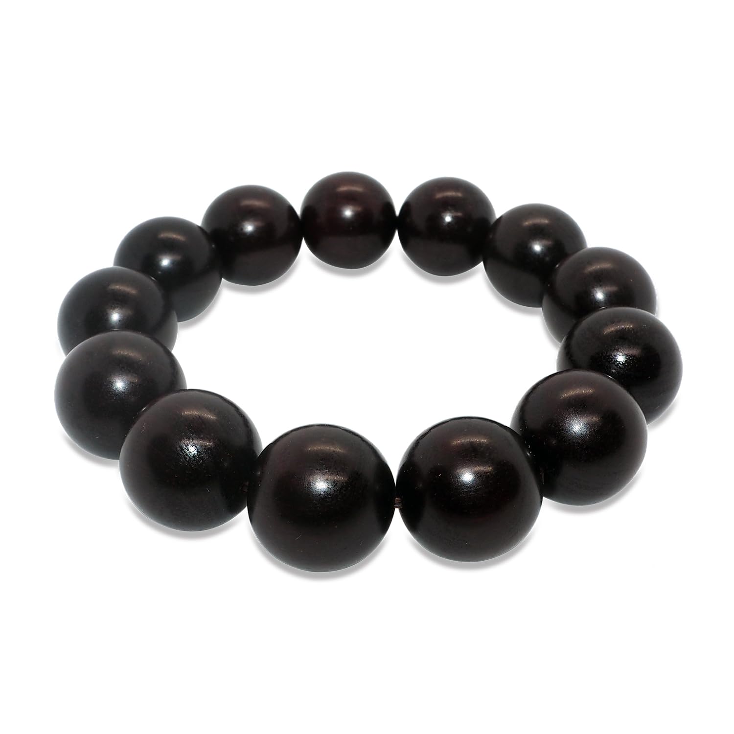 Meditation Bead Bracelets, Handcrafted Sandalwood Prayer Beads, Buddhist Blessing Rosewood Bracelets