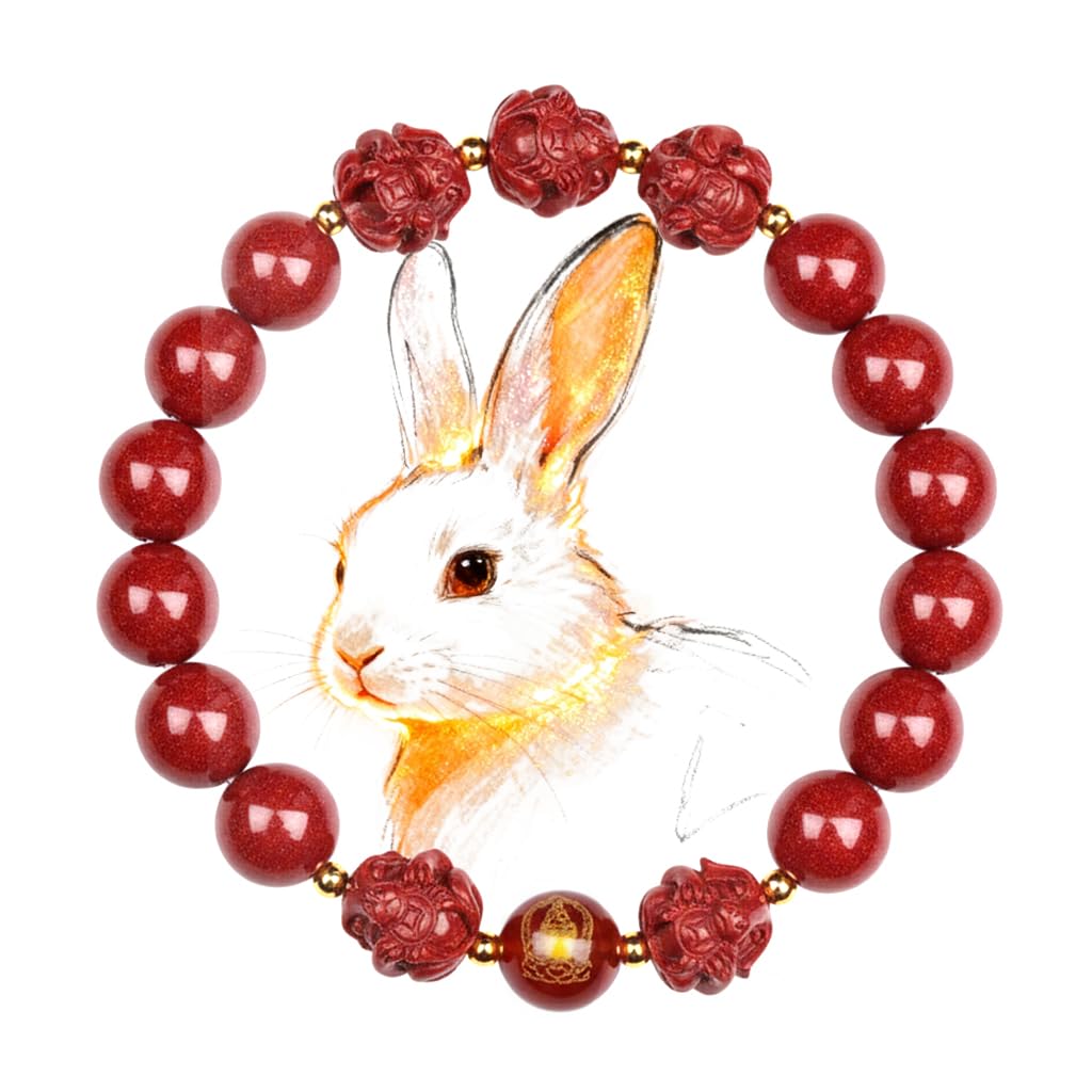 Feng Shui cinnabar bracelet: attracts wealth and good fortune, protects against misfortune, and serves as an auspicious zodiac bracelet—a spiritual accessory that attracts wealth and love while accumulating positive energy.