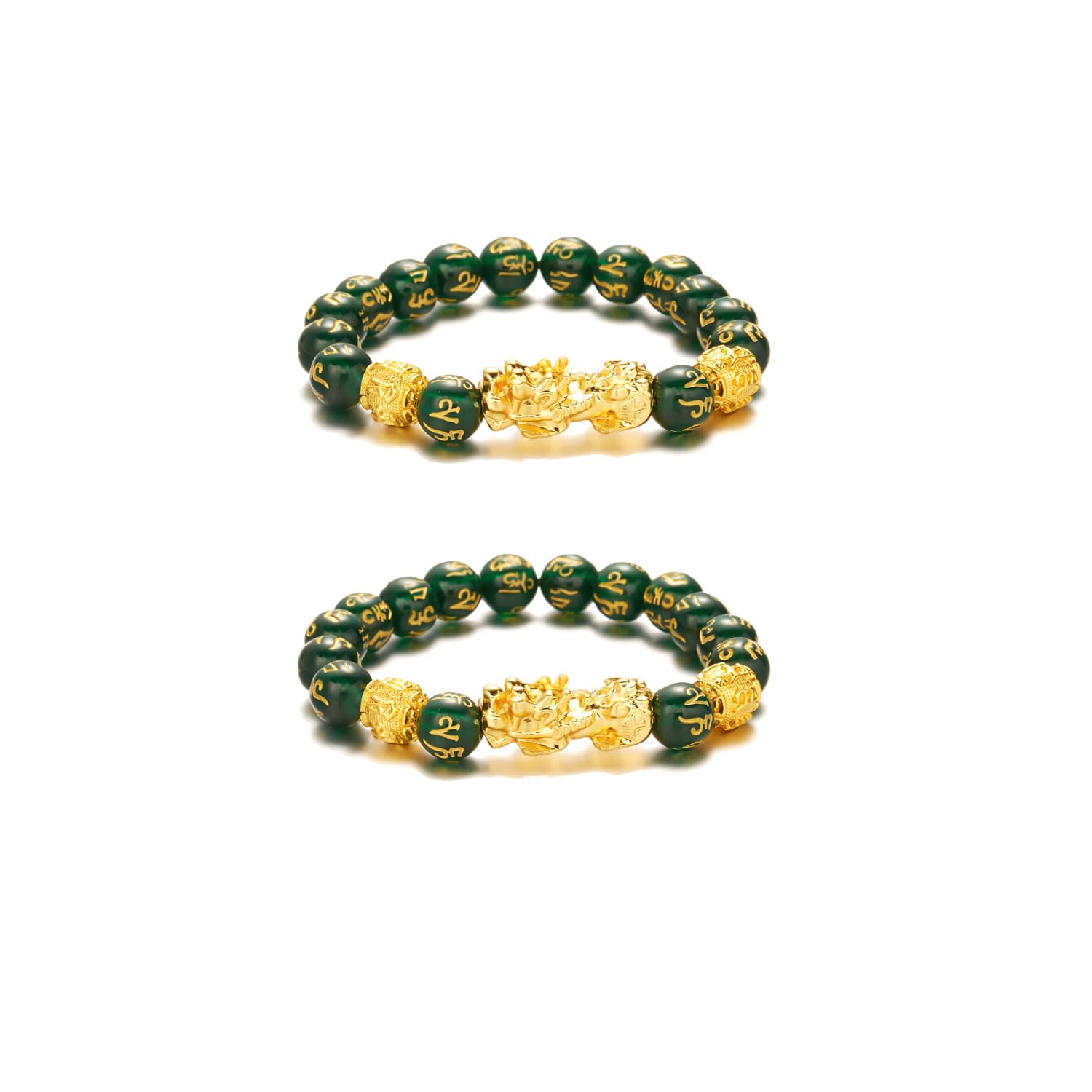 FengShui Bracelets for Women Wealth And Luck Bracelet Black Obsidian Pixiu Wealth Bracelet FengShui Beaded Strand Bracelets for Women Men