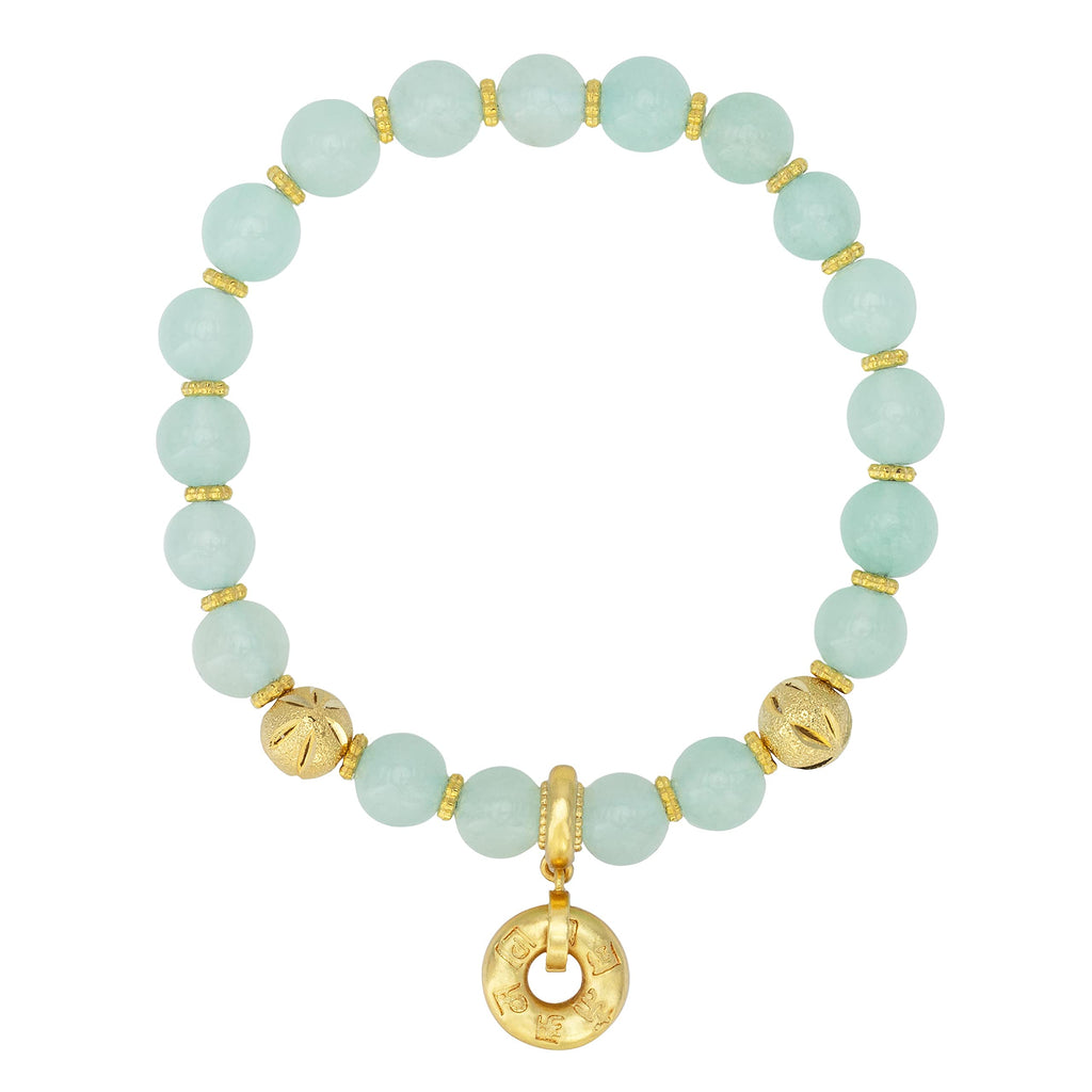Fengshui Porsperity Jade Bracelet Lucky Charm Feng Shui Black Obsidian Wealth Bracelet Gift for Men Women with Gold Plated Pi Xiu Pi Yao Attract Wealth Good Luck