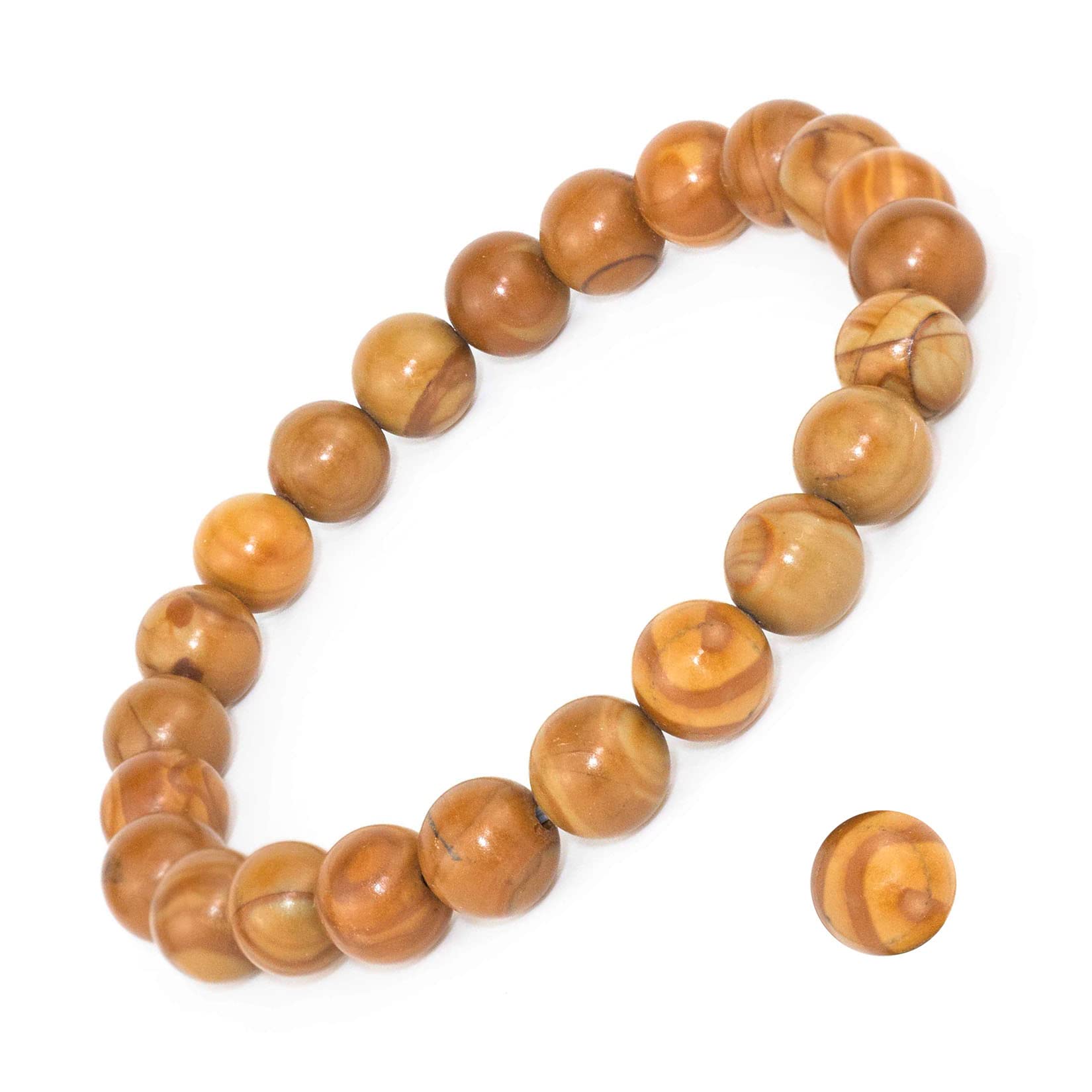 Natural Gemstone Stretch Bracelet, Handmade Unisex Crystal Bracelets for Meditation, Yoga, Spiritual Healing & Positive Energy