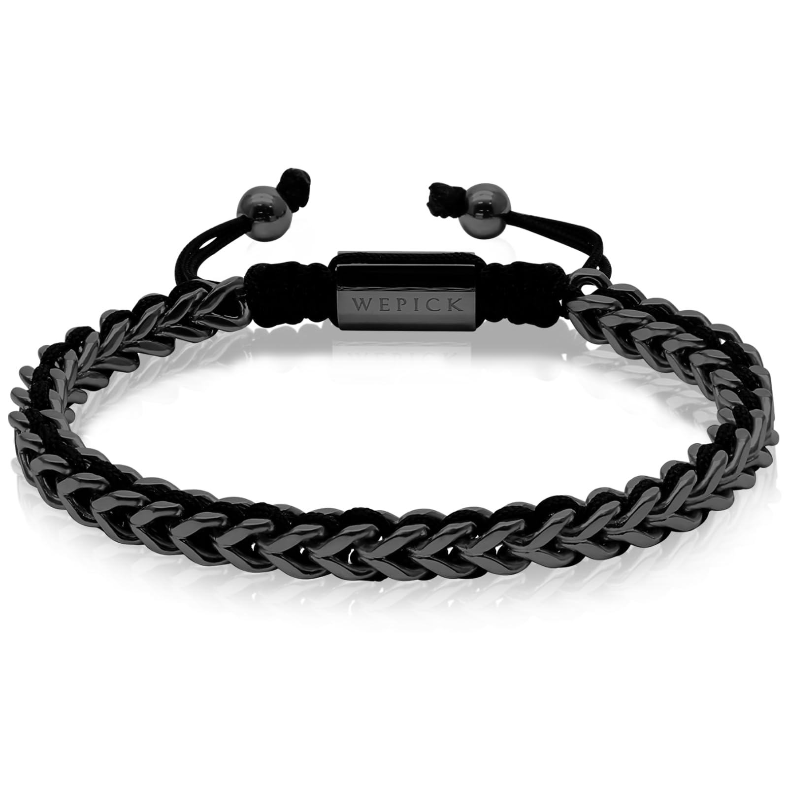 Gold-Plated Bracelets for Men 18K Gold Plated Franco Link Chain Stainless Steel Bracelet Adjustable Bracelet Mens Jewelry Birthday Gift