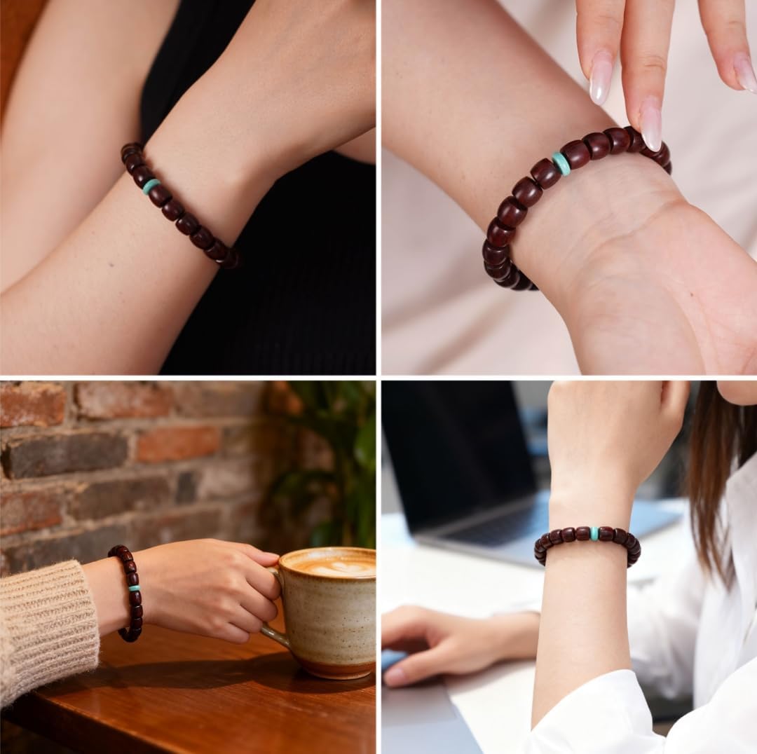 Red sandalwood bracelets come in a variety of styles and are perfect for meditation, everyday wear, stress relief, and as gifts.