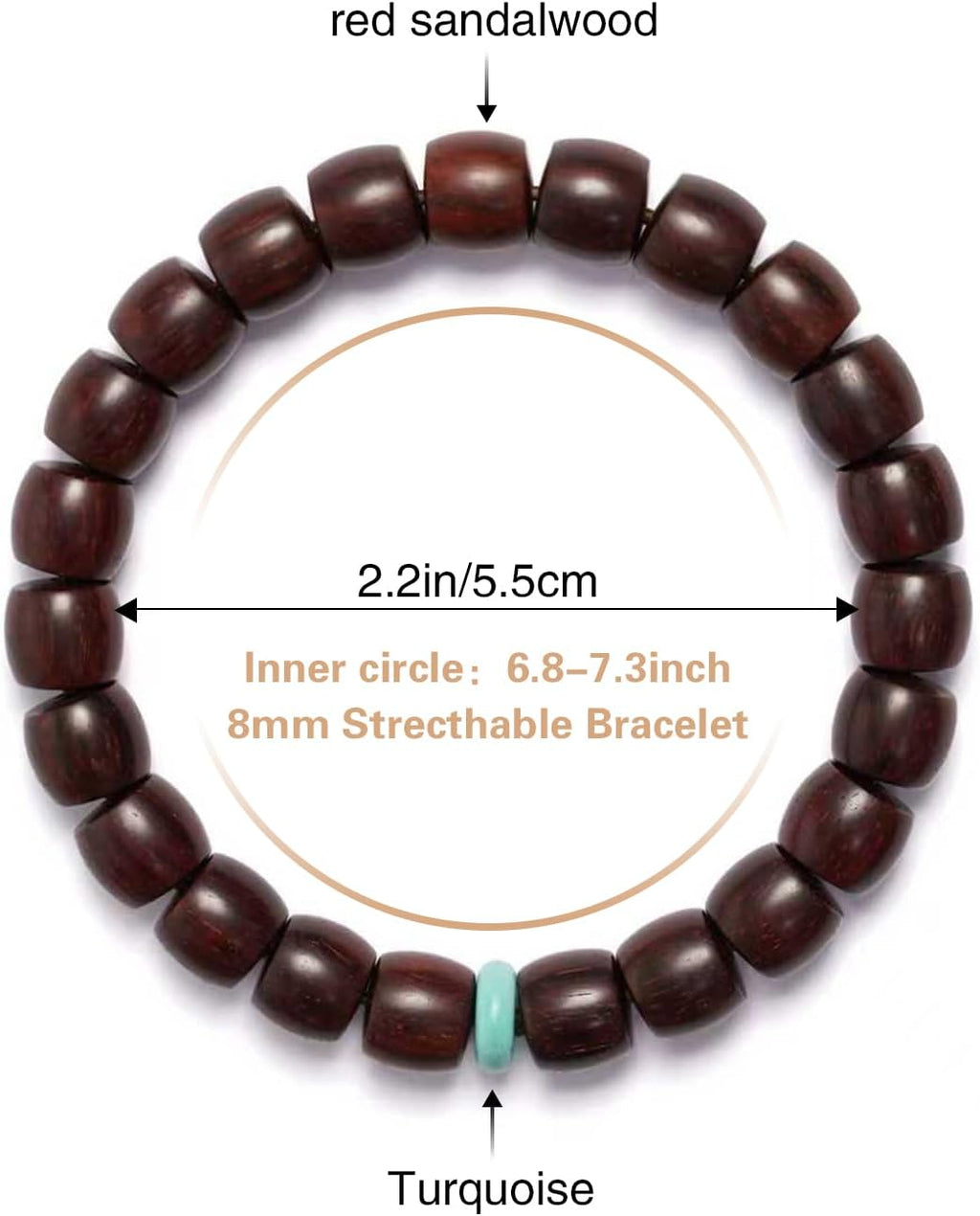 Red sandalwood bracelets come in a variety of styles and are perfect for meditation, everyday wear, stress relief, and as gifts.