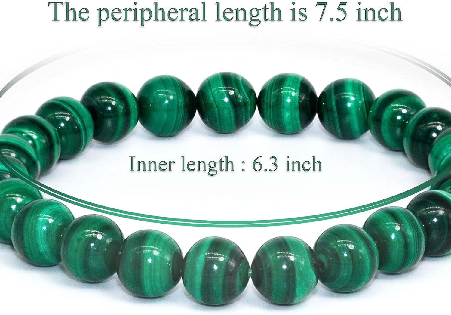 Natural Gemstone Stretch Bracelet, Handmade Unisex Crystal Bracelets for Meditation, Yoga, Spiritual Healing & Positive Energy