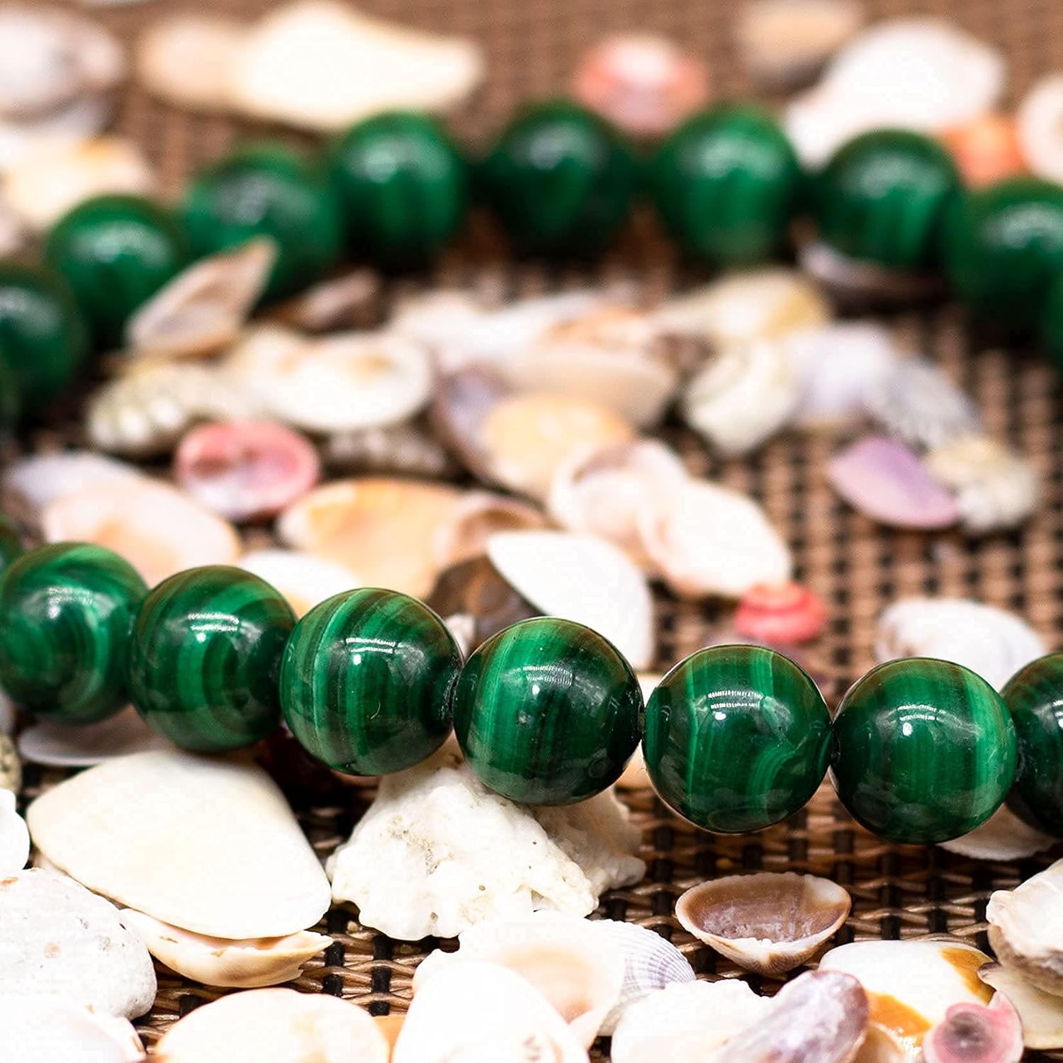 Natural Gemstone Stretch Bracelet, Handmade Unisex Crystal Bracelets for Meditation, Yoga, Spiritual Healing & Positive Energy