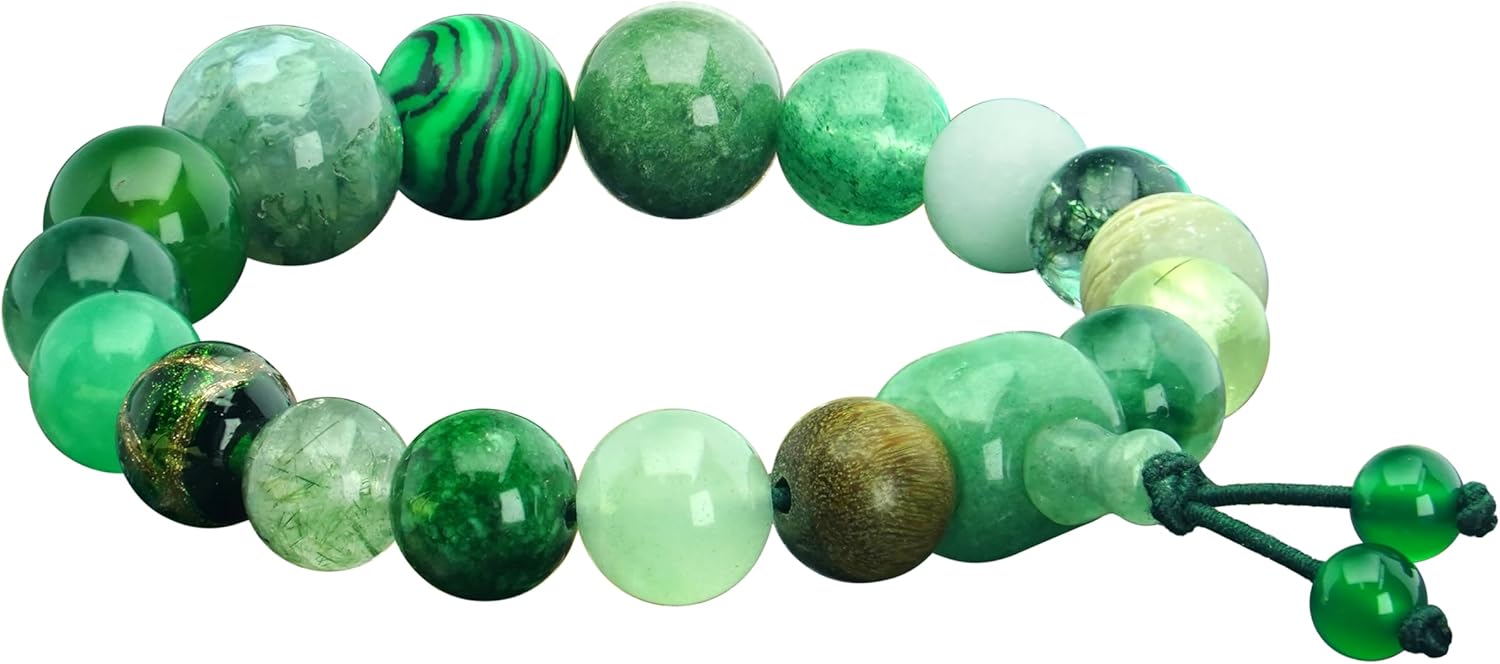 Five Elements Balance Feng Shui Bracelet – Energy Cycle Jewelry for Men Women – Original Crystal Design for Good Luck, Abundance, Protection & Harmony