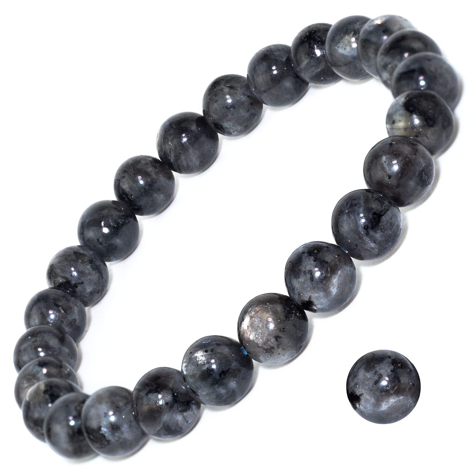 Natural Gemstone Stretch Bracelet, Handmade Unisex Crystal Bracelets for Meditation, Yoga, Spiritual Healing & Positive Energy