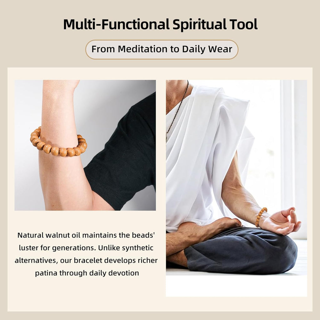 Monkey Head Bodhi Seed Bracelet, Energy Healing