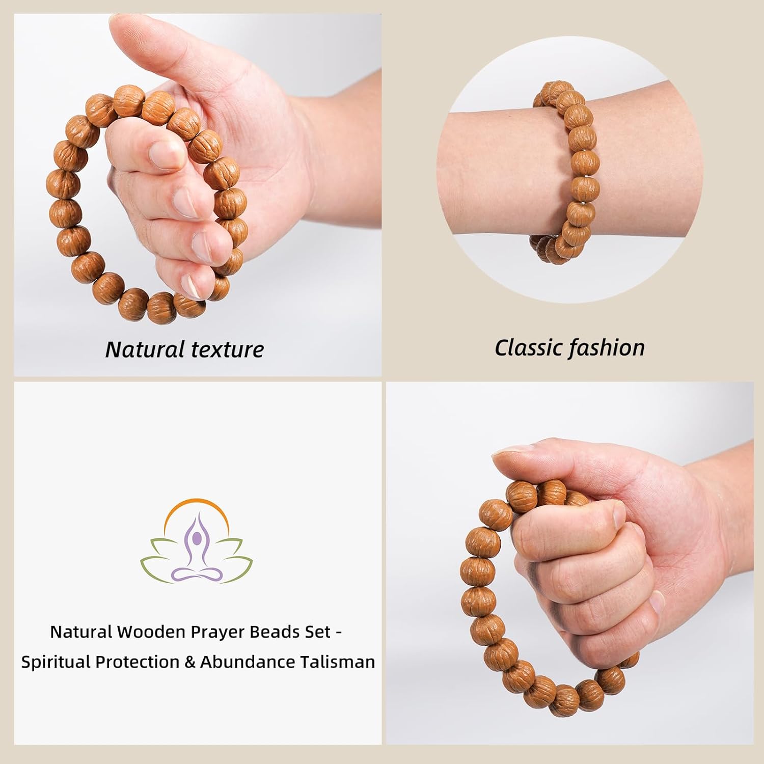 Monkey Head Bodhi Seed Bracelet, Energy Healing