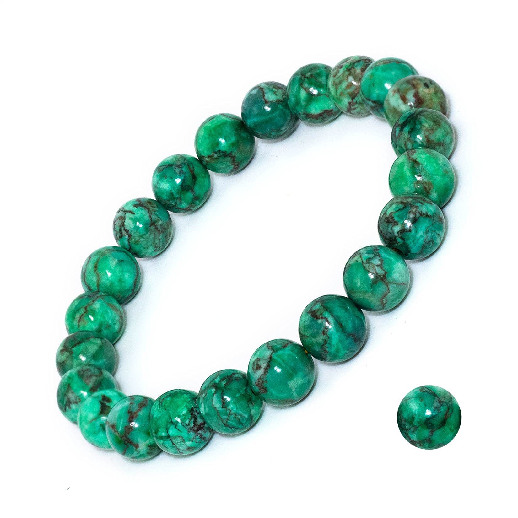 Natural Gemstone Stretch Bracelet, Handmade Unisex Crystal Bracelets for Meditation, Yoga, Spiritual Healing & Positive Energy