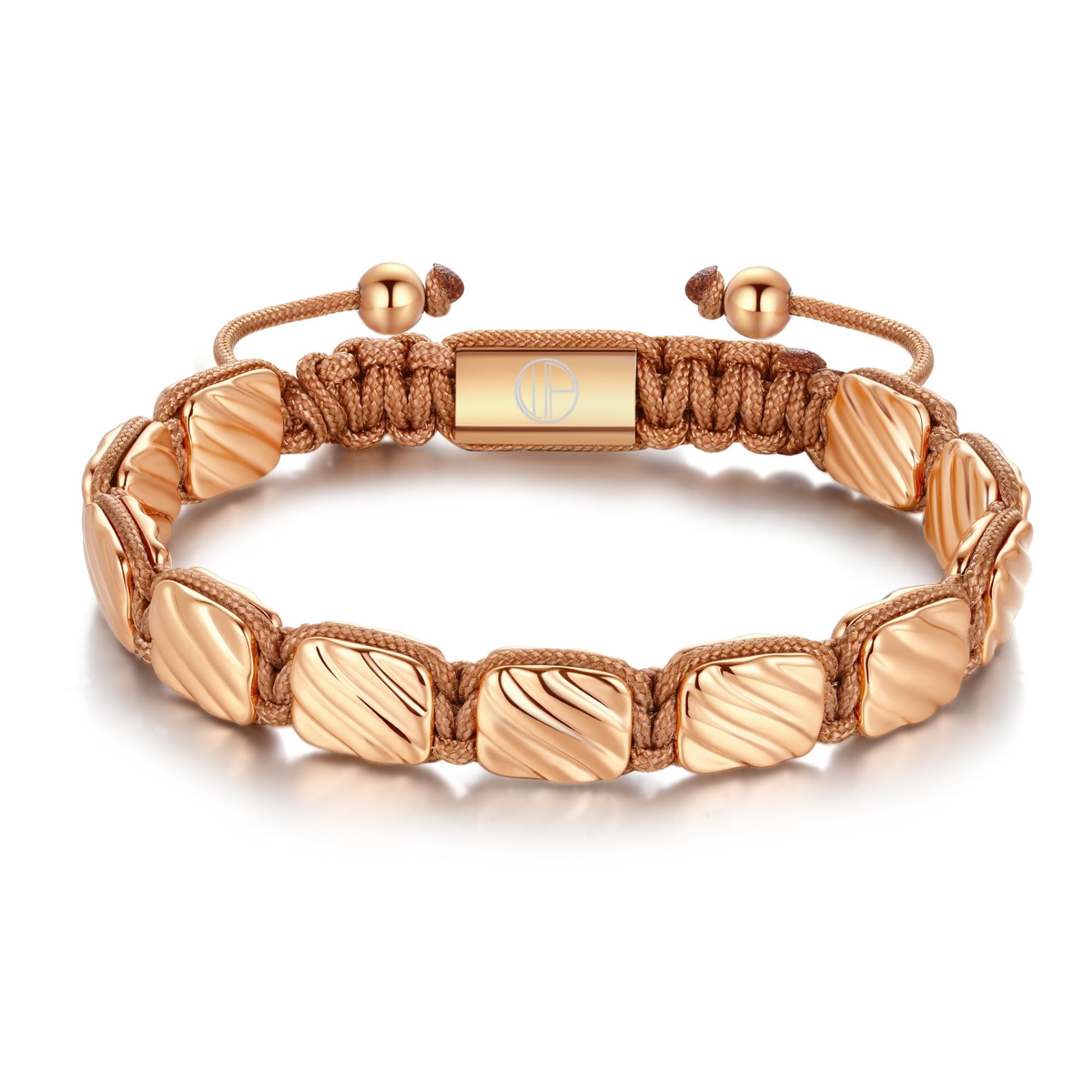 Gold-Plated Bracelets for Men 18K Gold Plated Franco Link Chain Stainless Steel Bracelet Adjustable Bracelet Mens Jewelry Birthday Gift