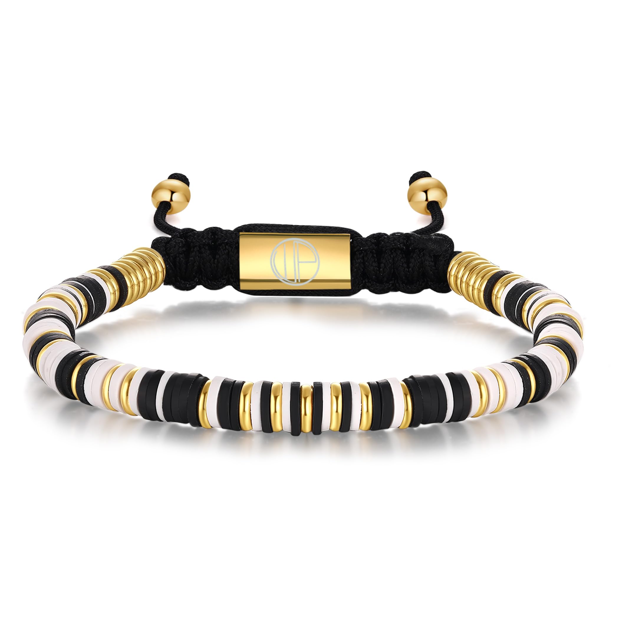 Gold-Plated Bracelets for Men 18K Gold Plated Franco Link Chain Stainless Steel Bracelet Adjustable Bracelet Mens Jewelry Birthday Gift
