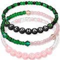 Friendship Bracelet Gifts for Women: Galinda Rhinestone Crown Witch Hat Friendship Matching Bracelets Christmas Day Mothers Day Gifts for Womens Fans Party Dress Decor