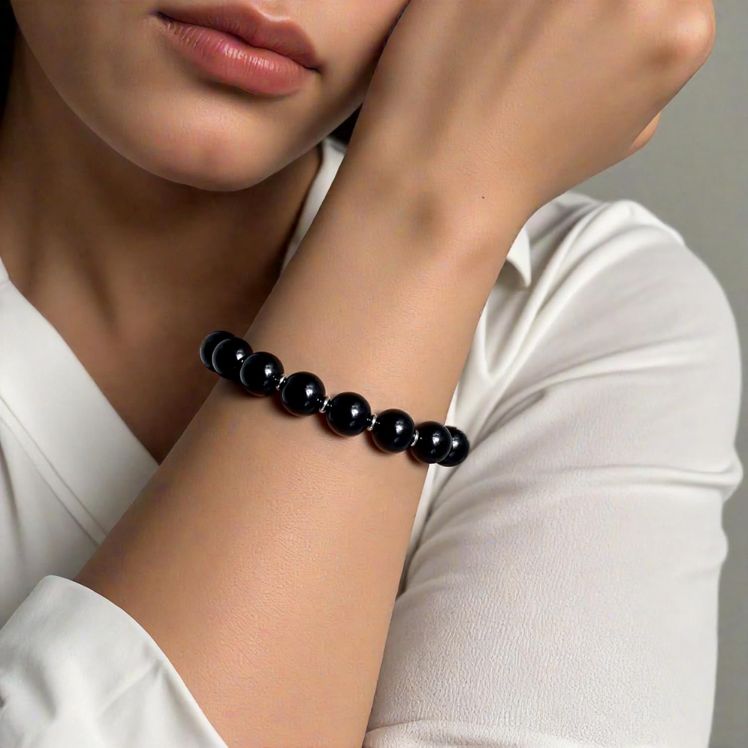 Feng Shui Natural Stone Bracelet—Made from natural yellow stone, this piece helps attract wealth and good fortune while boosting your confidence. This 10mm handcrafted energy accessory is designed to lift your spirits.