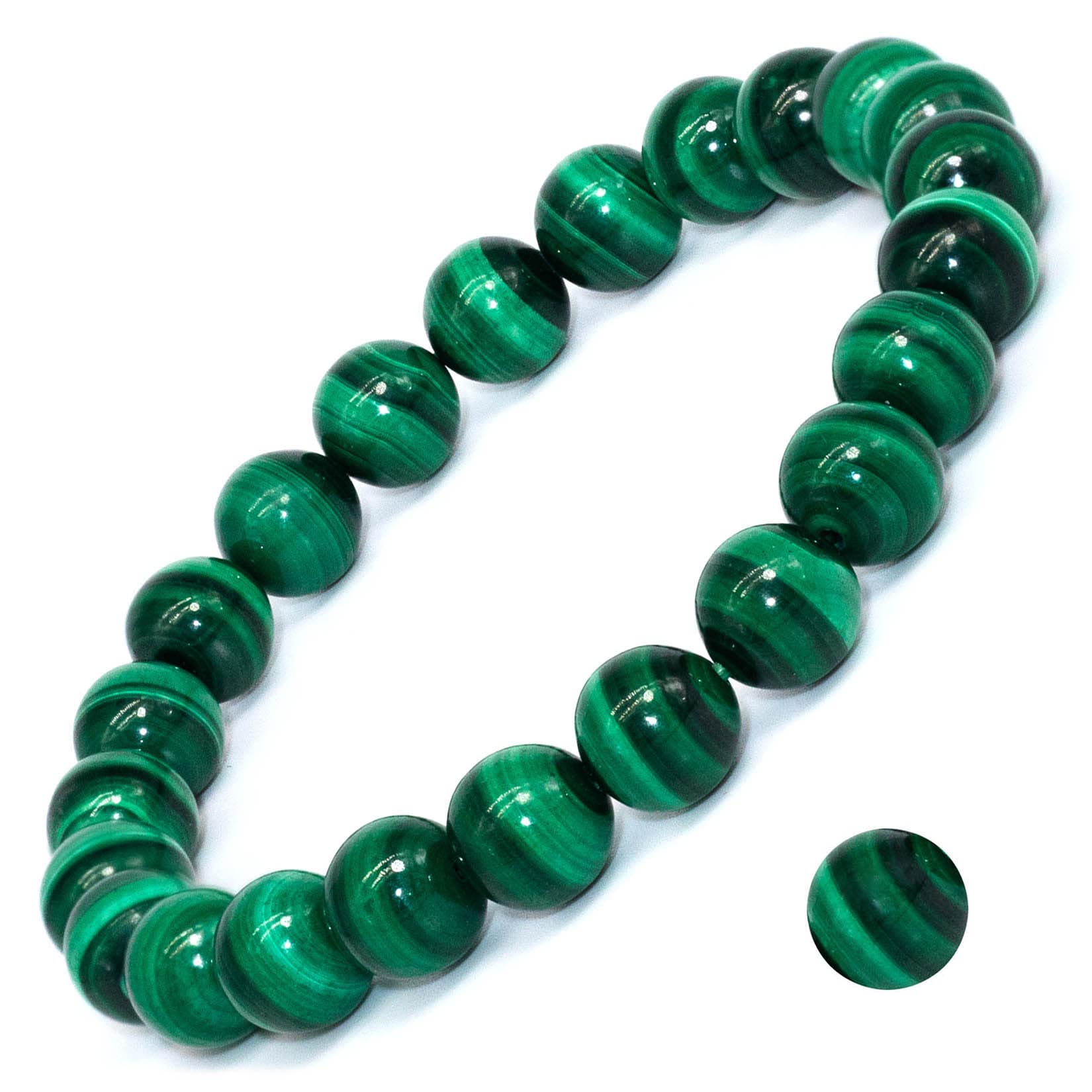 Natural Gemstone Stretch Bracelet, Handmade Unisex Crystal Bracelets for Meditation, Yoga, Spiritual Healing & Positive Energy