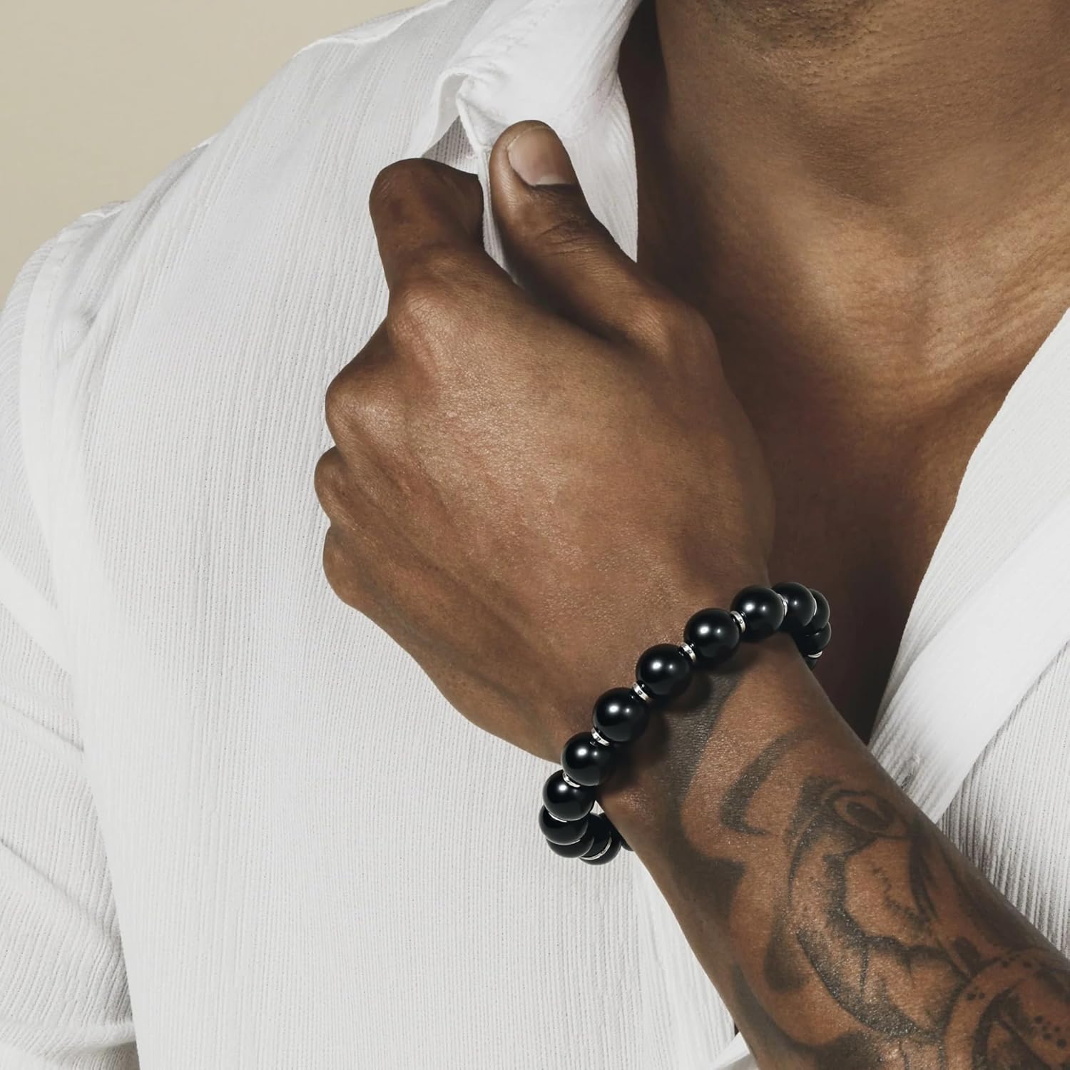 Feng Shui Natural Stone Bracelet—Made from natural yellow stone, this piece helps attract wealth and good fortune while boosting your confidence. This 10mm handcrafted energy accessory is designed to lift your spirits.