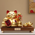 Lucky Cat With Gold Ingots