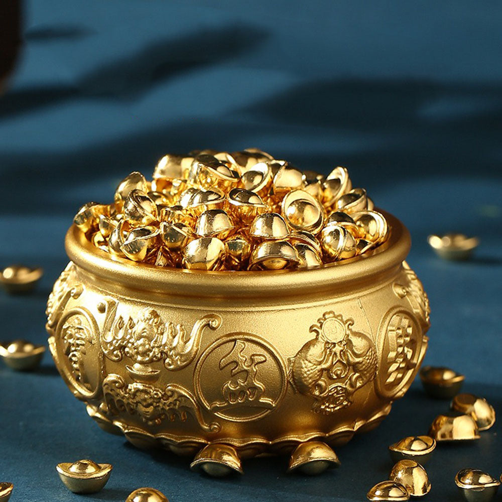 Alloy Gold Ingot Treasure Bowl