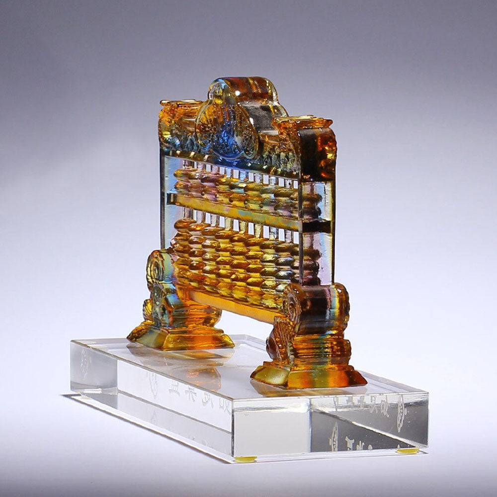 Colored Glass Ruyi Abacus