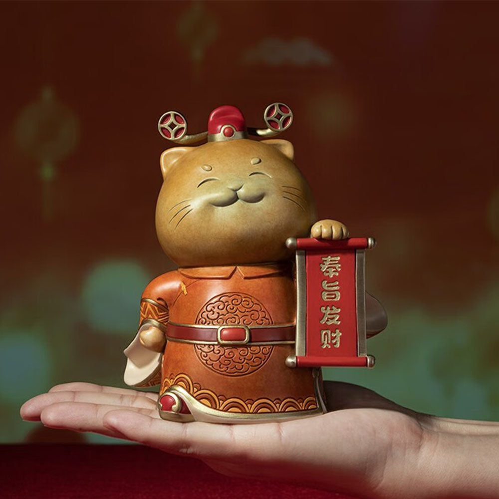 Imperial Decree Feng Shui Cat Figurine