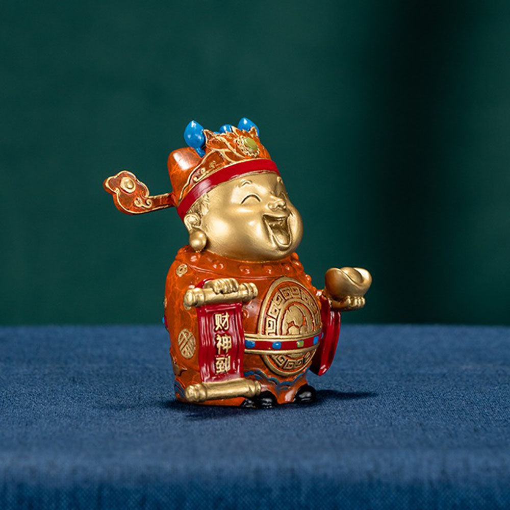 Five Direction Wealth God Figurine