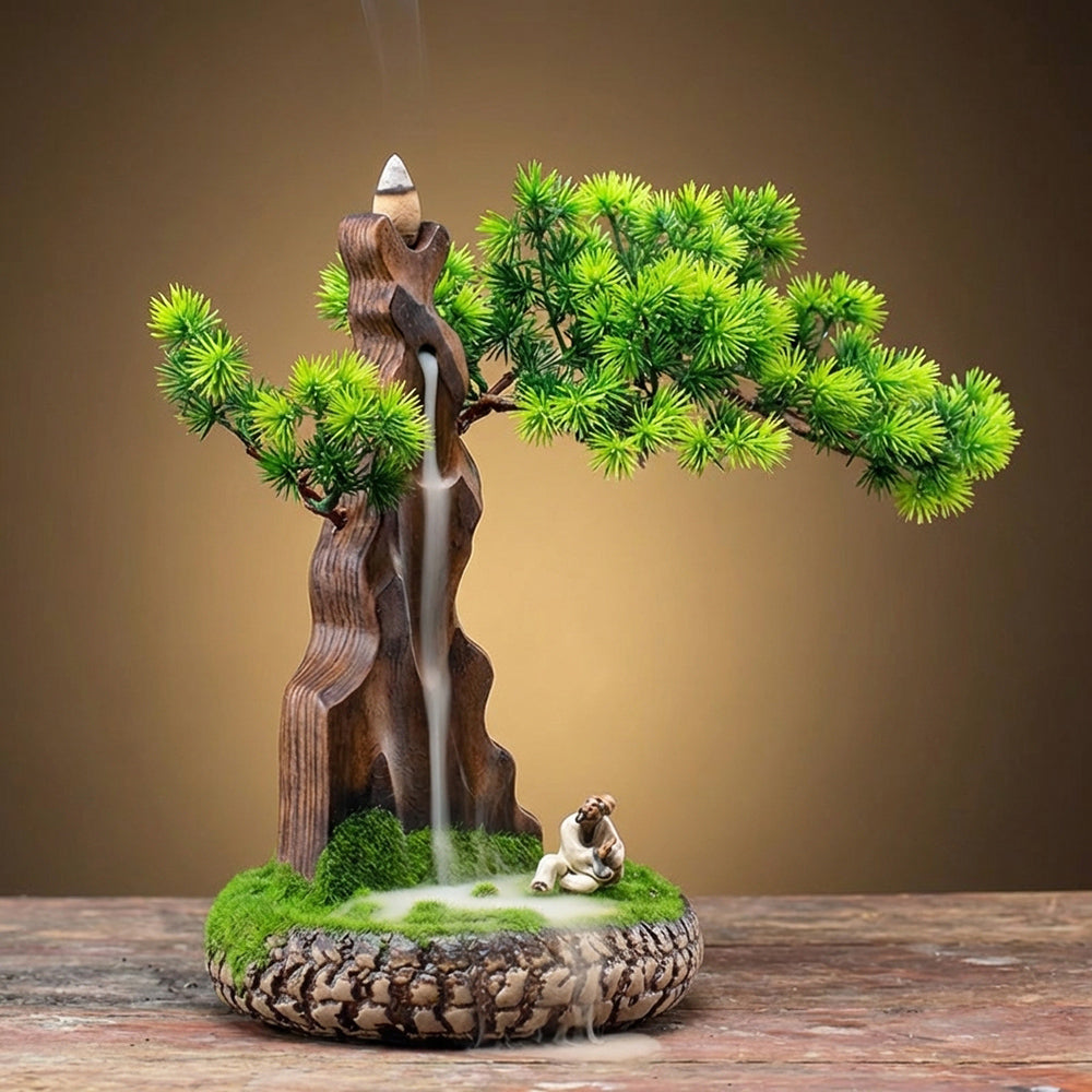 Welcoming Pine Backflow Incense Burner