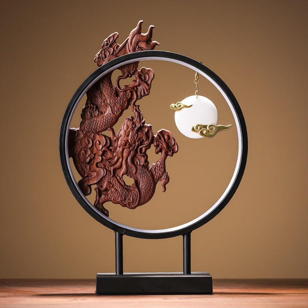 Dragon Backflow Incense Burner with LED Light
