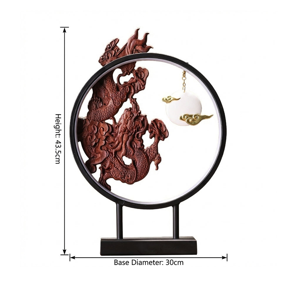 Dragon Backflow Incense Burner with LED Light